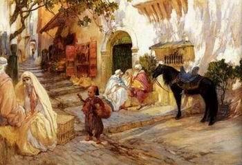 unknow artist Arab or Arabic people and life. Orientalism oil paintings 337